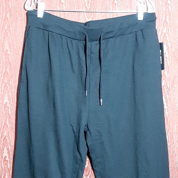 BLU ROCK NEW YORK FRENCH TERRY JOGGERS PANTS 2 POCKETS BLACK WOMEN'S SIZE XL NWT - Picture 3 of 10